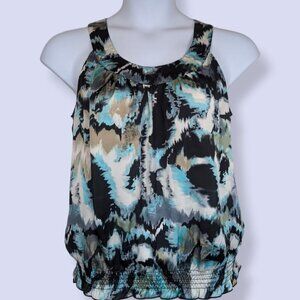 Larry Levine Sleeveless Flowy Top
